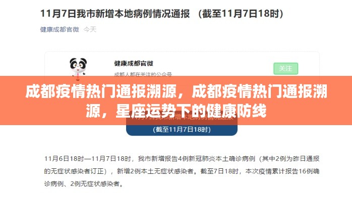 成都疫情热门通报溯源与星座运势下的健康防线