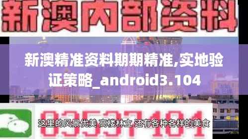新澳精准资料期期精准,实地验证策略_android3.104