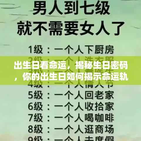 揭秘生日密码，你的出生日如何预示命运轨迹？