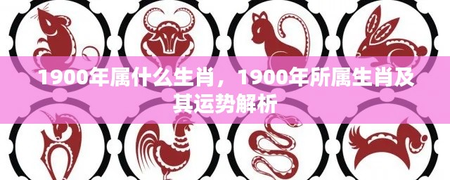 1900年所属生肖及其运势解析